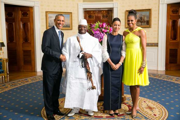Herr Obama, Herr Jammeh, Frau Jammeh, Frau Obama