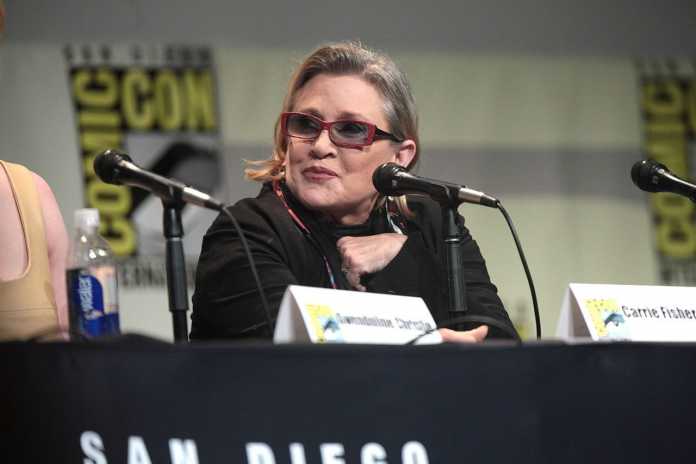 Carrie Fisher auf der San Diego Comic 2015