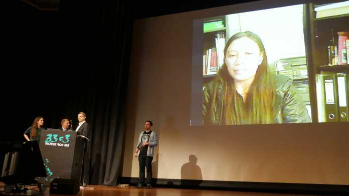 33C3: Stehender Applaus für einen Schutzengel