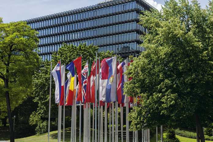 Die Zentrale des Europäischen Patentamts in München