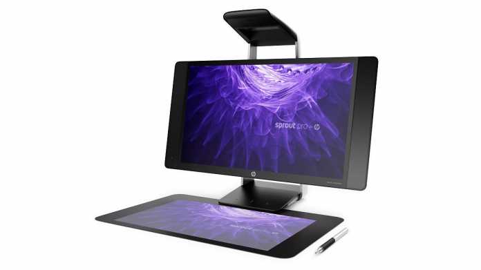 HP Sprout Pro G2: All-in-One-PC mit 3D-Scanner und Touch-Matte