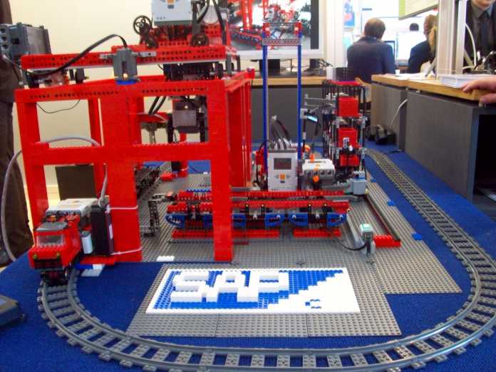 Legoanlage mit RFID zur SAP/ERP-Ausbildung