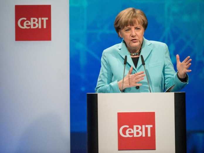 Merkel auf der CeBIT 2015