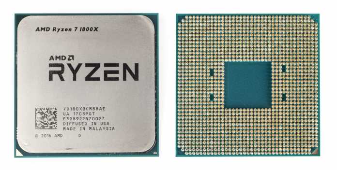 Äußerlich unterscheiden sich die Ryzen-CPUs zwar kaum von ihren Vorgängern, rechnen aber viel schneller als diese.