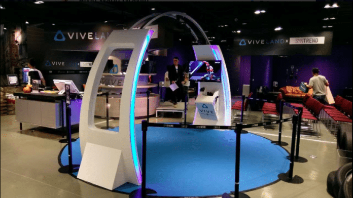 In Viveland in Taipeh probiert HTC neue Arcade-Konzepte für VR aus.