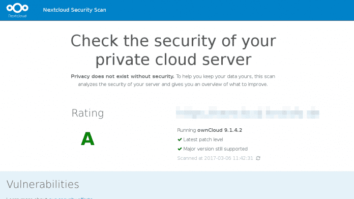 Nextcloud-Scan: Security-Prüfung für Cloud-Speicher