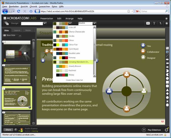 Adobe ergänzt die Plattform Acrobat.com um einen Web-Dienst für Präsentationen.