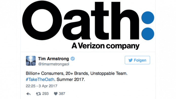 Yahoo + AOL = Oath