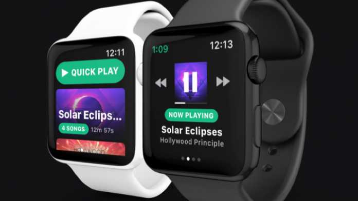 Spotify kommt auf die Apple Watch