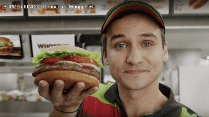 Burger King Alexa Google Assistent Amazon Ok Google