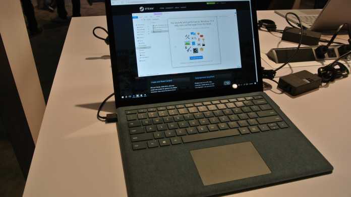 Build 2017: Hands-on mit dem Surface Laptop und Windows 10 S