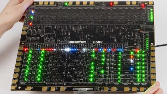Mehr LEDs: MOnSter 6502 blinkt wieder