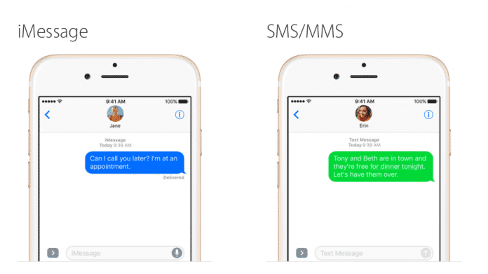 iMessage SMS