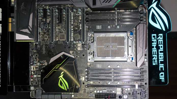 Erstes Mainboard mit X399-Chipsatz für AMD Threadripper