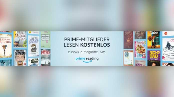 Amazon Prime Reading: Mehr lesestoff für Amazon-Kunden