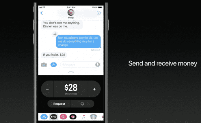 Apple Pay in iMessage