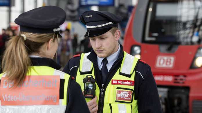 Bahn will bundesweit Sicherheitspersonal mit Bodycams ausstatten
