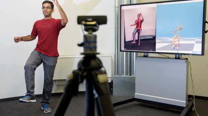 Neuronale Netze machen Motion Capturing mit Handy oder Webcam möglich
