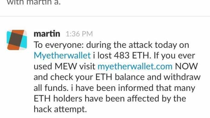 Scammer nehmen Nutzer von Ethereum-Walletdienst aufs Korn