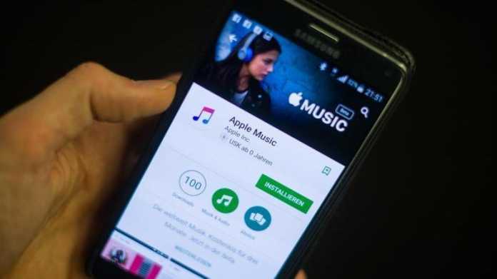 Apple Music auf Android-Geräten
