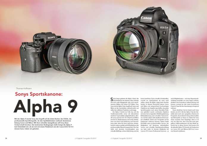 Newcomer gegen Platzhirsch: Wir haben gestestet, ob sich Sonys spiegellose Alpha 9 gegen Canons Eos 1-D X Mark II behaupten kann.