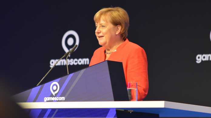 Bundeskanzlerin Merkel eröffnet die Gamescom