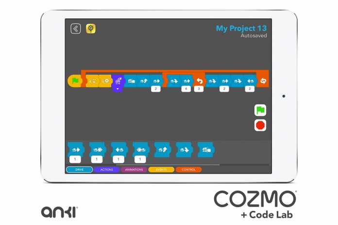 Das objektorientierte Cozmo Code-Lab erlaubt auch Kindern das bequeme Programmieren des Roboters.