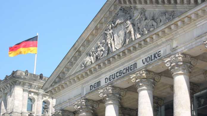 Dem Deutschen Volker, Inschrift am Reichstag, dem Sitz des deutschen Bundestags