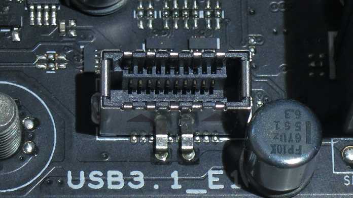 Onboard-Anschluss für USB Typ C