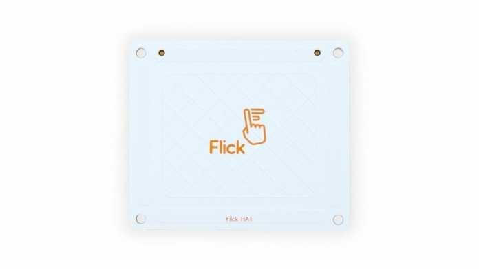 Ein weißes Board mit Aufschrift Flick