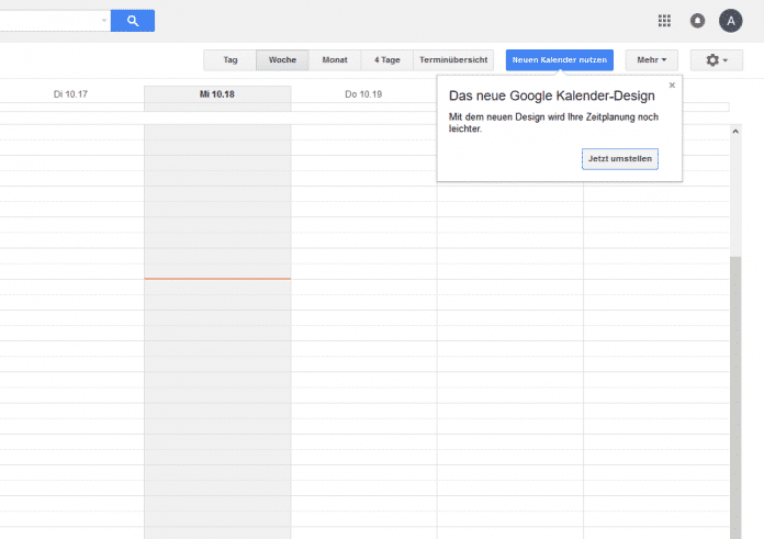 Google Calendar: Update bringt modernes Design