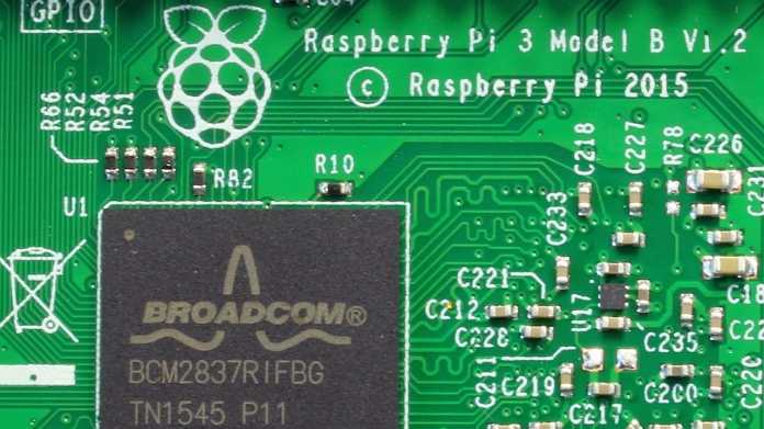 Raspberry 3 mit Broadcom-Chip