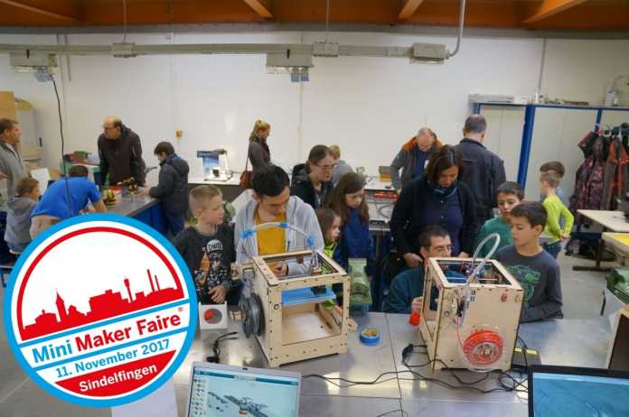 Bild aus einer Werkstatt mit Button &quot;11. November 2017: Mini Maker Faire Sindelfingen&quot;
