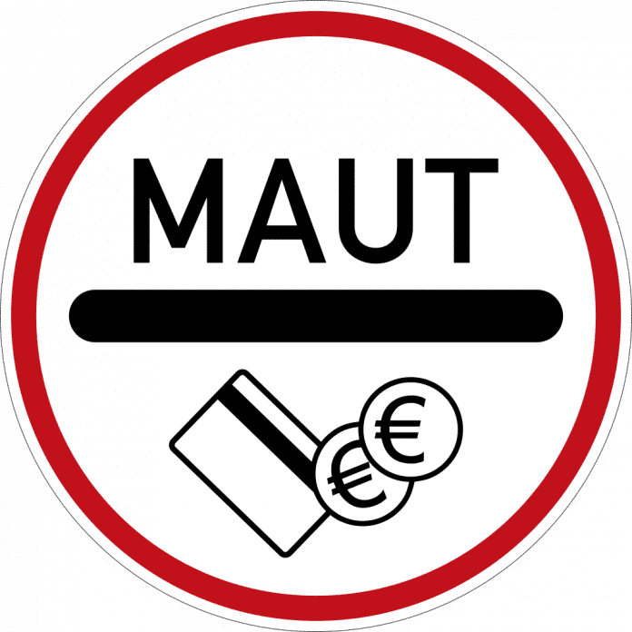 Verkehrszeichen MAUT