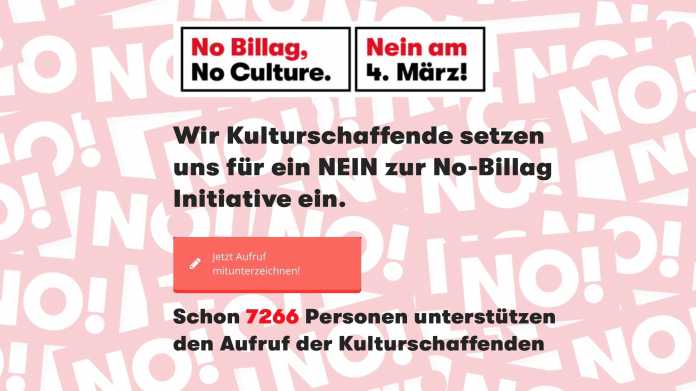 Tausende Künstler in der Schweiz wehren sich gegen mögliche Abschaltung des Schweizer Radio und TV