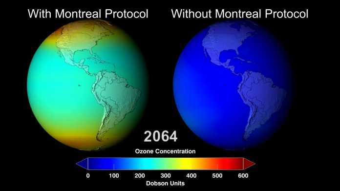 Ozonschicht wird nicht überall dicker, schrumpft zum Teil doch weiter
