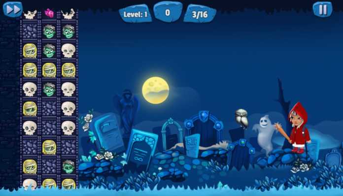 Zombie Strike, ein mit Phaser erstelltes Spiel