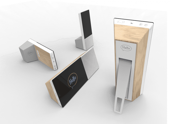 Die beiden Archos-Hello-Modelle lassen sich längs oder hochkant aufstellen. Das Bild richtet sich wie bei einem Smartphone automatisch aus.