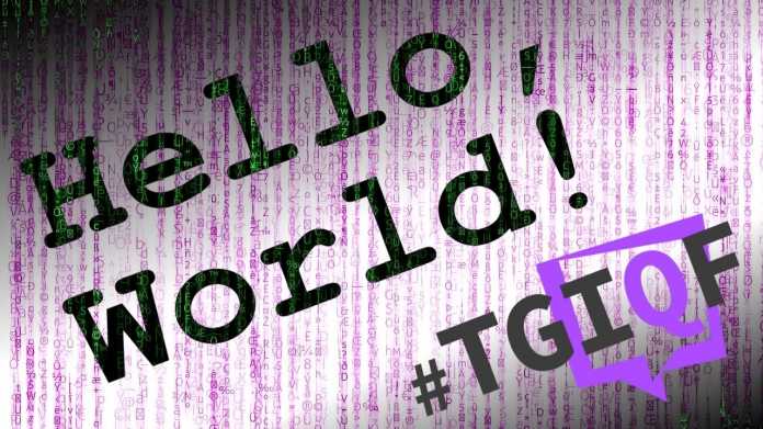 #TGIQF - das Programmiersprachen-Quiz: &quot;Hello, World!&quot;