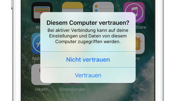 iOS Computer vertrauen
