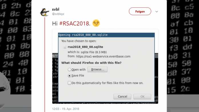 RSA Conference: Unsichere API ermöglicht das Abrufen vertraulicher Teilnehmerdaten