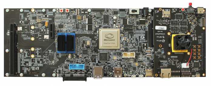 Microsemi HiFive Unleashed Expansion Board mit SiFive Unleashed