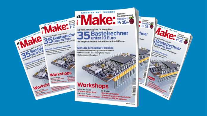 Wettbewerb &quot;Learning by Making&quot; von Cornelsen Experimenta und dem Make Magazin: Fünf Ausgaben der Make