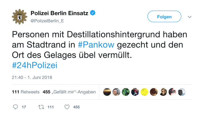 Twitter / Polizei Berlin