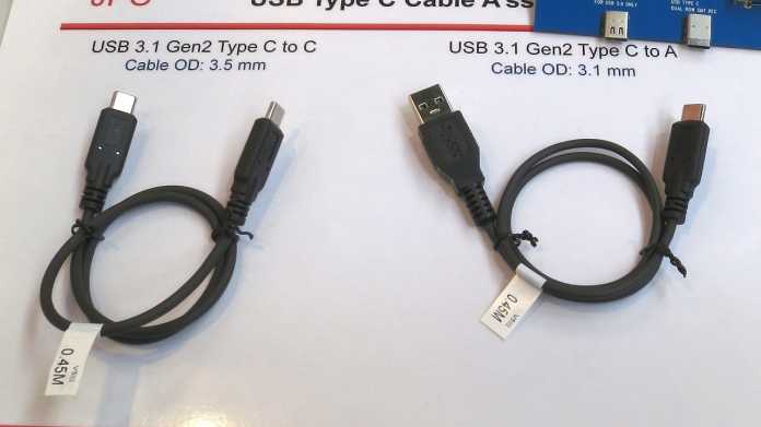 Kabel für USB 3.1 Typ C