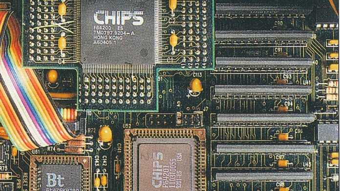 Grafikchips der Firma Chips &amp; Technologies (C&amp;T), die Intel 1997 kaufte