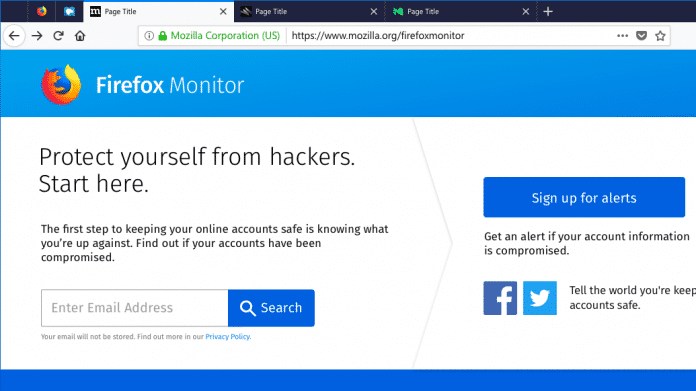 Firefox Monitor: Der Browser warnt vor gehackten Online-Konten
