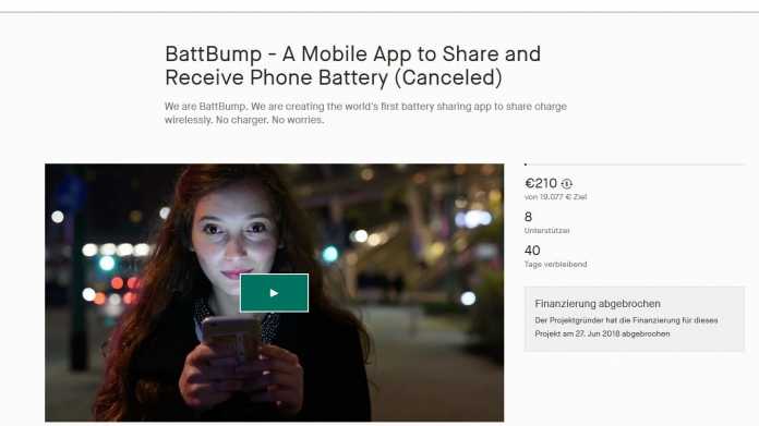 Skurrile BattBump-Kampagne: Smartphone-Akkus per NFC laden