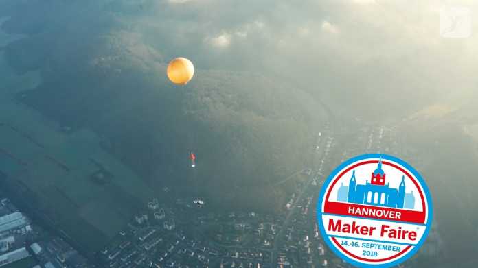 Maker Faire Hannover: Stratosphären Ballon bringt Experimente ins Weltall