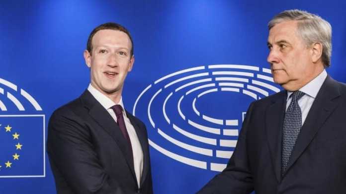 Facebook-Chef Zuckerberg im EU-Parlarlament